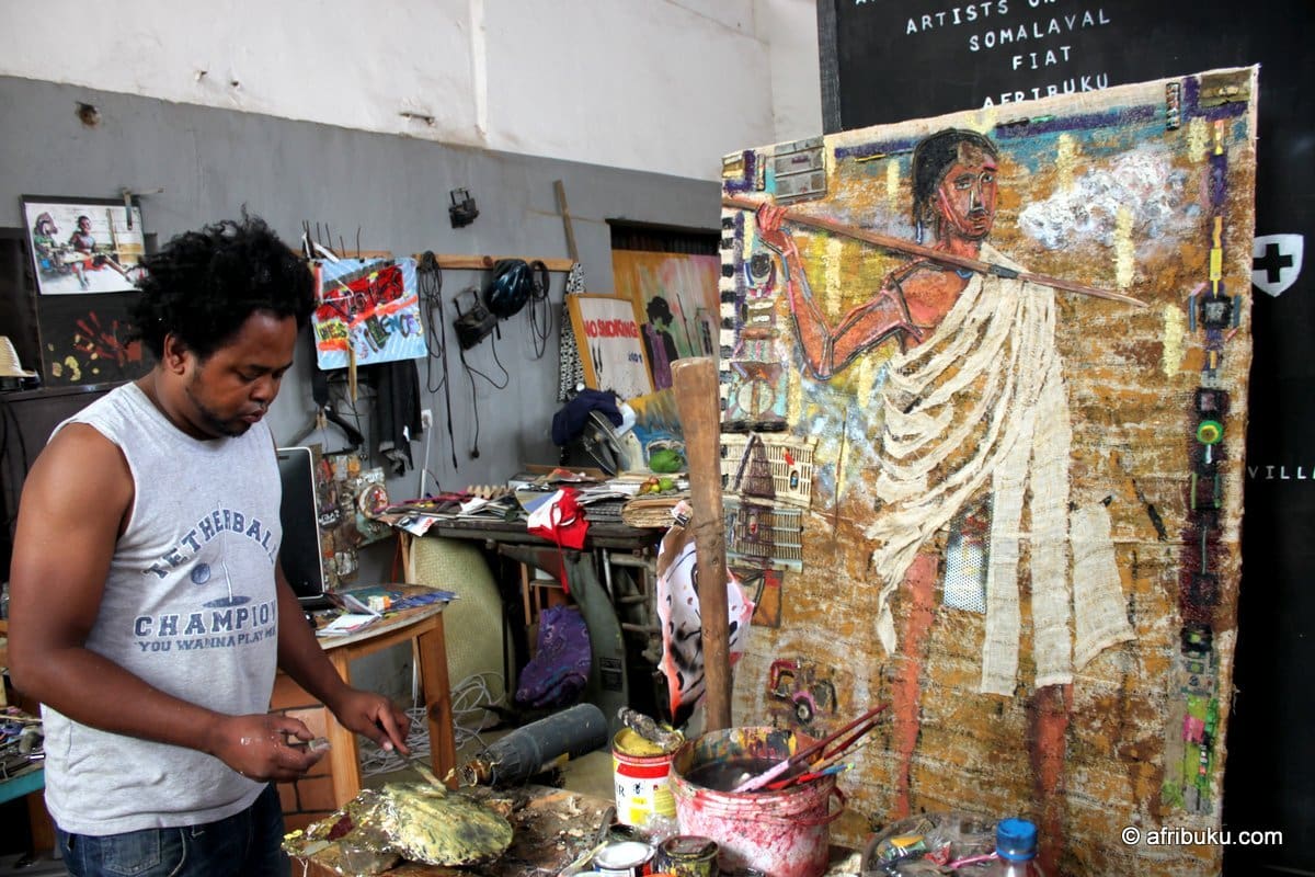Temandrota: la tribu perdida llega a la galeria de arte,  por  Afribuku