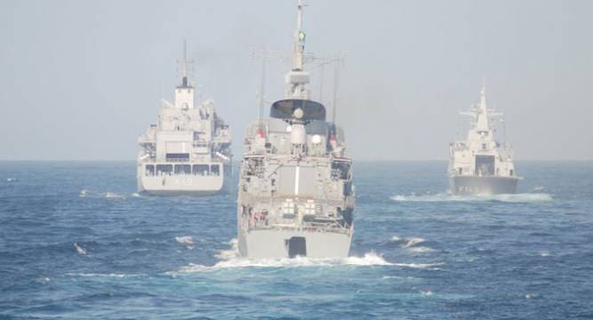 Maniobras navales conjuntas de la India, Brasil y Sudáfrica