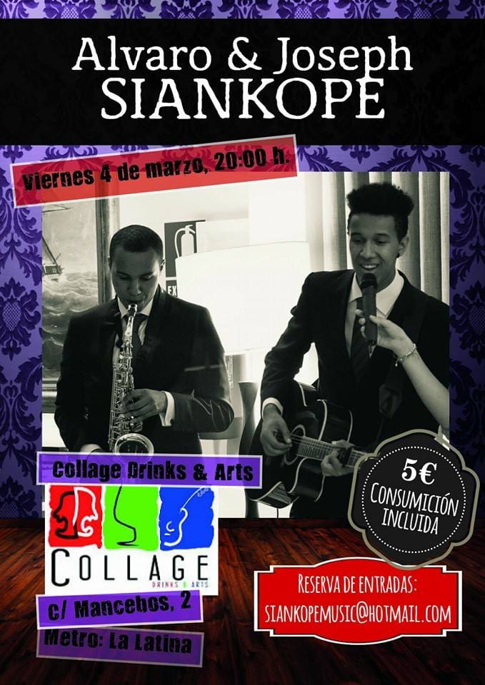 Joseph   y  Álvaro  Siankope  en  concierto  – 04 marzo  2016 – Madrid