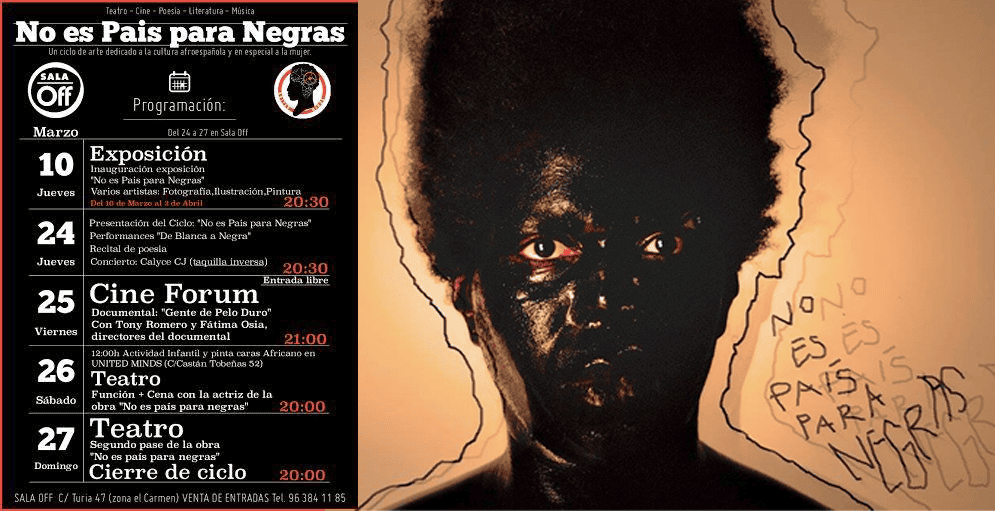 Ciclo  «No es  país  para  negras »  –  24 – 27  Marzo  2016 – Valencia