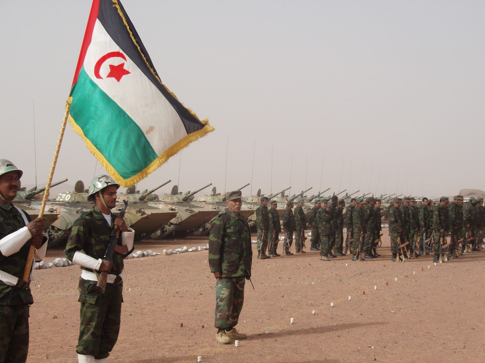 El  POLISARIO  pone en máxima alerta de combate a sus tropas