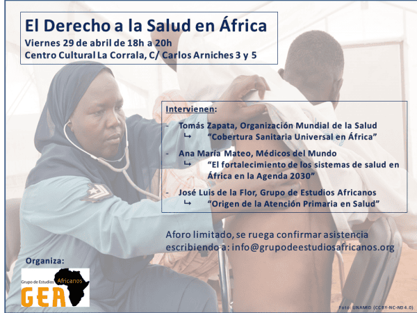 El Derecho a la Salud en África – 29 Abril  2016 – Madrid