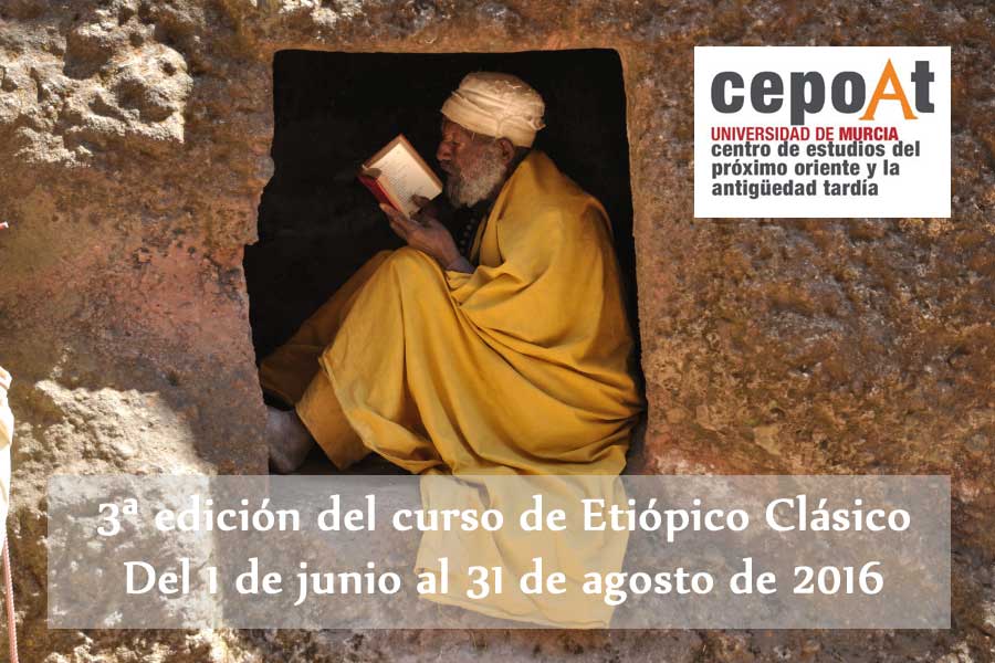 3ª edición del curso online “Introducción al Etiópico Clásico”   –  01  Junio  – 31  Agosto 2016