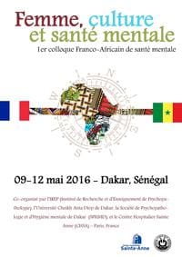 1er Congreso Franco – Senegalés  «Mujer, Cultura, Salud Mental» –  09  – 12 Mayo  2016 – Dakar  – (Senegal)