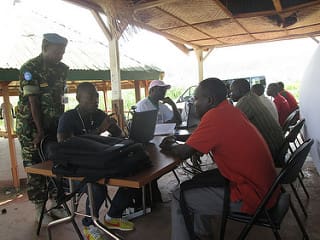 Empieza la desmovilizacion de milicias en Centroafrica. por José Carlos Rodríguez Soto