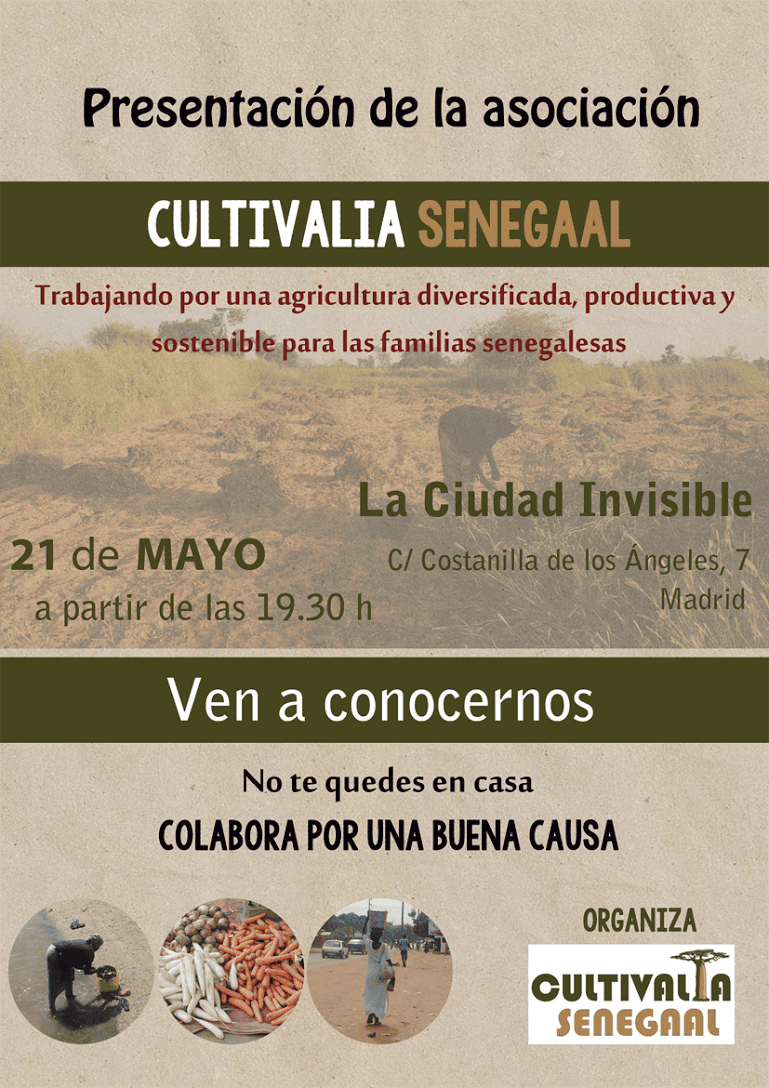 Acto de   presentación  de  Cultivalia  Senegal  – 21  Mayo 2016 – Madrid