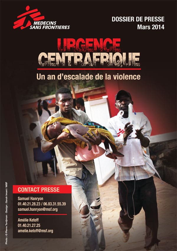 Médicos Sin Fronteras suspende sus actividades en la República Centroafricana