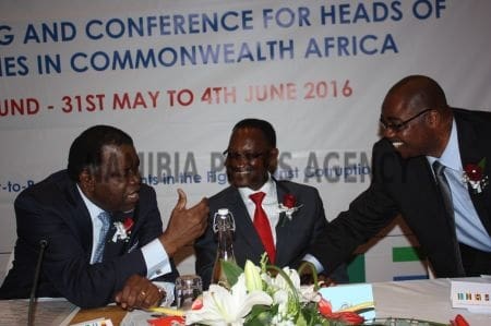 Encuentro  de los  líderes de  las agencias anticorrupción  africanas  en Swakopmund , Namibia