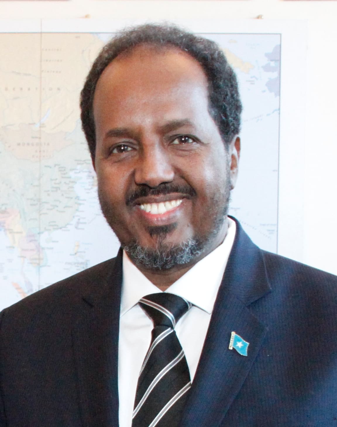 Sheikh Hassan Mahmoud  Presidente  de Somalia  confirma  la celebración de elecciones este año