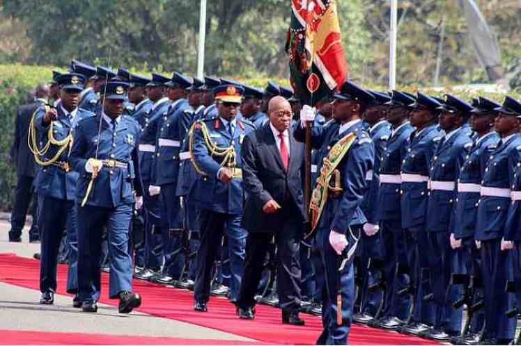 El Presidente Zuma regresó a Sudáfrica tras su visita a Kenia