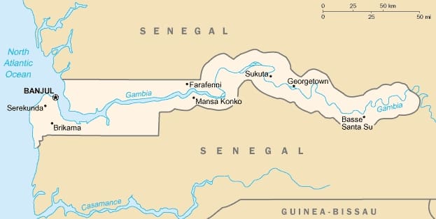 Se inaugura el puente tan esperado sobre el río Gambia