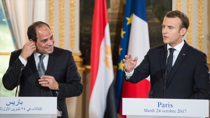 El presidente de Francia presiona a su homólogo egipcio sobre el retroceso en derechos humanos