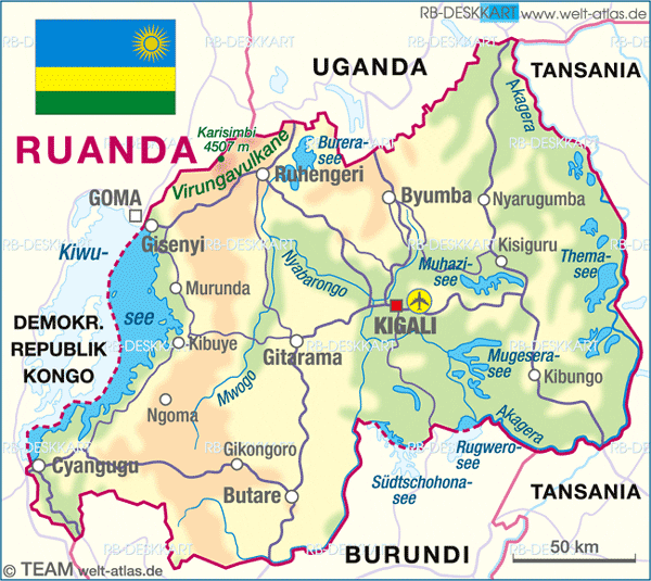 La economía de Ruanda creció un 8,6% en 2018