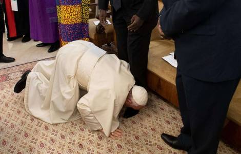 Los sudsudaneses están muy conmovidos por el gesto que el Papa Francisco ha hecho en su nombre