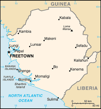 China construirá dos presas de agua en Sierra Leona