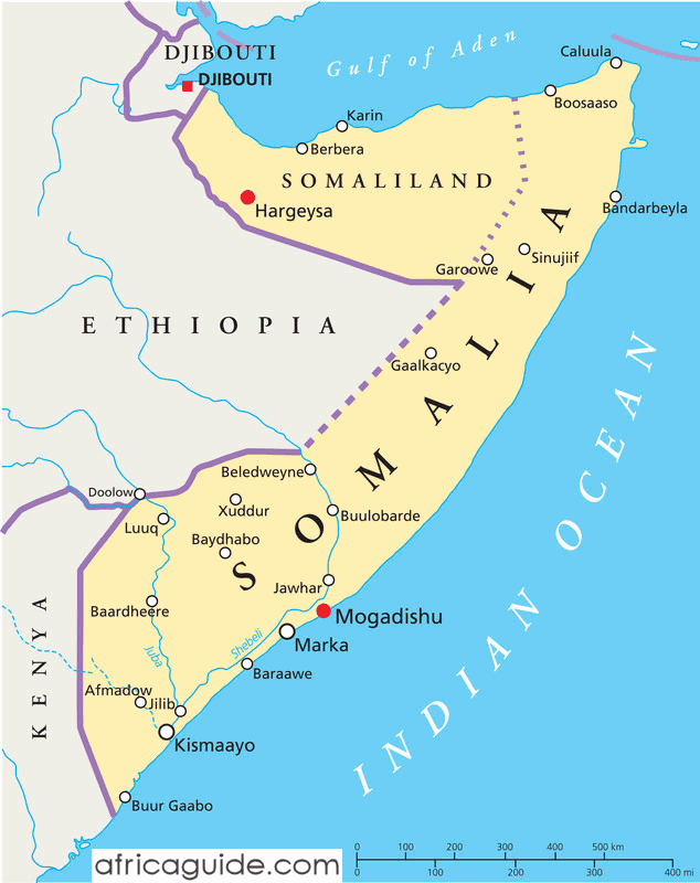 Somalia rompe relaciones diplomáticas con Guinea