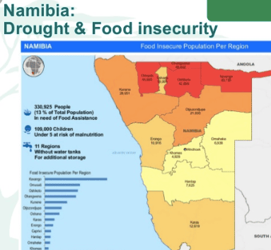 700.000 namibios necesitan ayuda alimentaria
