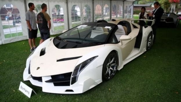 25 coches de lujo de Teodorin Obiang subastados en Suiza