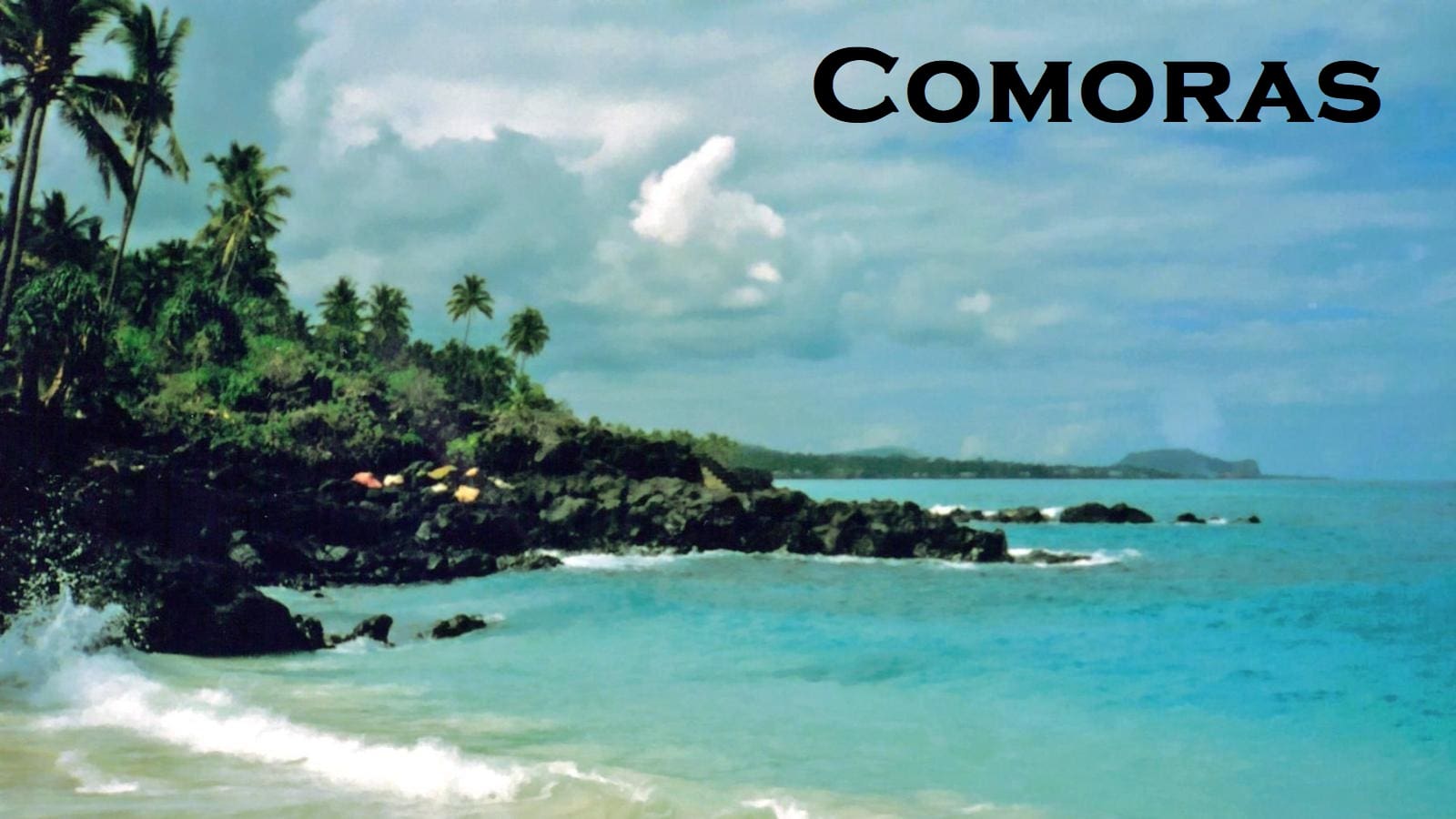 El mar amenaza la costa de Comoras