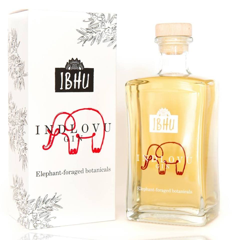 Nueva ginebra sudafricana aromatizada con excremento de elefante