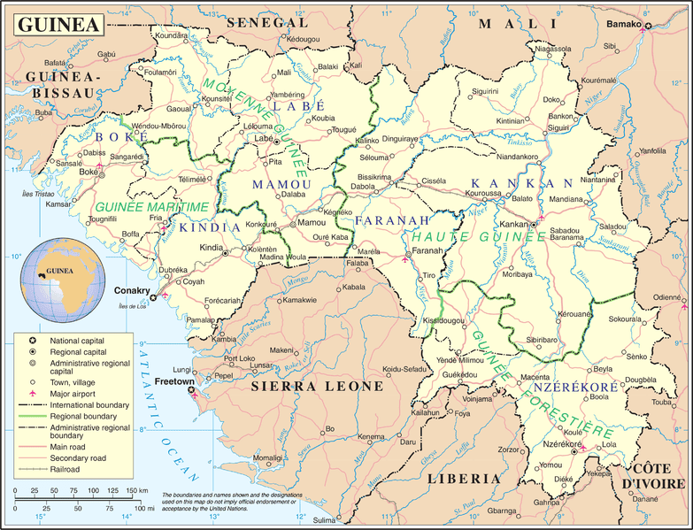 Atacados en  Kissidougou miembros del  Frente Nacional para la Defensa de la Constitución (FNDC)  de Guinea