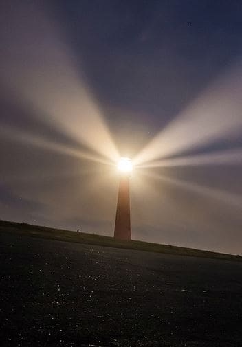 Los vigilantes del faro de las islas Cani, Túnez