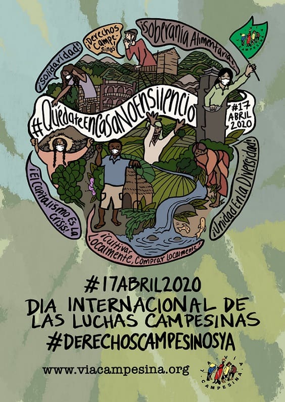 #17Abril2020- ¡Labrar, sembrar y cosechar ideas transformadoras por Derechos! ¡Ahora es el momento de exigir Soberanía Alimentaria!