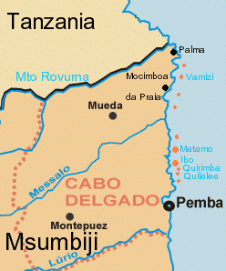 Oleada de refugiados en el norte de Mozambique debido a la violencia