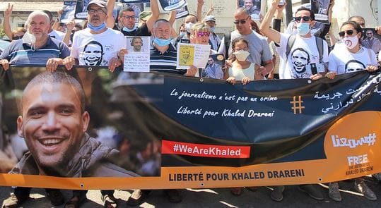 El periodista argelino Khaled Drareni condenado a dos años de prisión