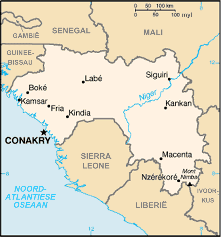 Crece el apoyo al presidente de Guinea en Kankan