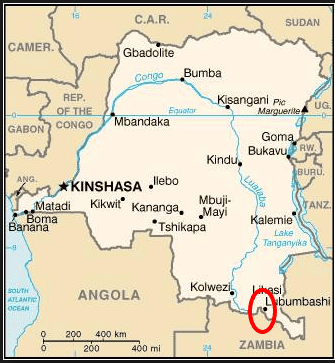 Saludos desde Lubumbashi, por Ushindi
